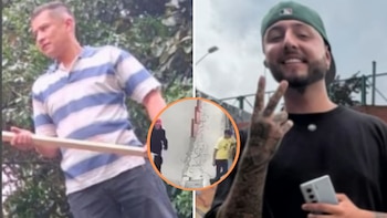 Un vecino del agresor afirmó que el hombre mostró comportamientos extraños y episodios de amenazas antes del incidente - crédito Captura video Colombia Oscura