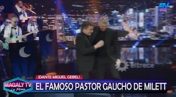 Magaly TV revela quem é Dante Gebel após rumores sobre Milett. Captação: Magaly TV La Firme.