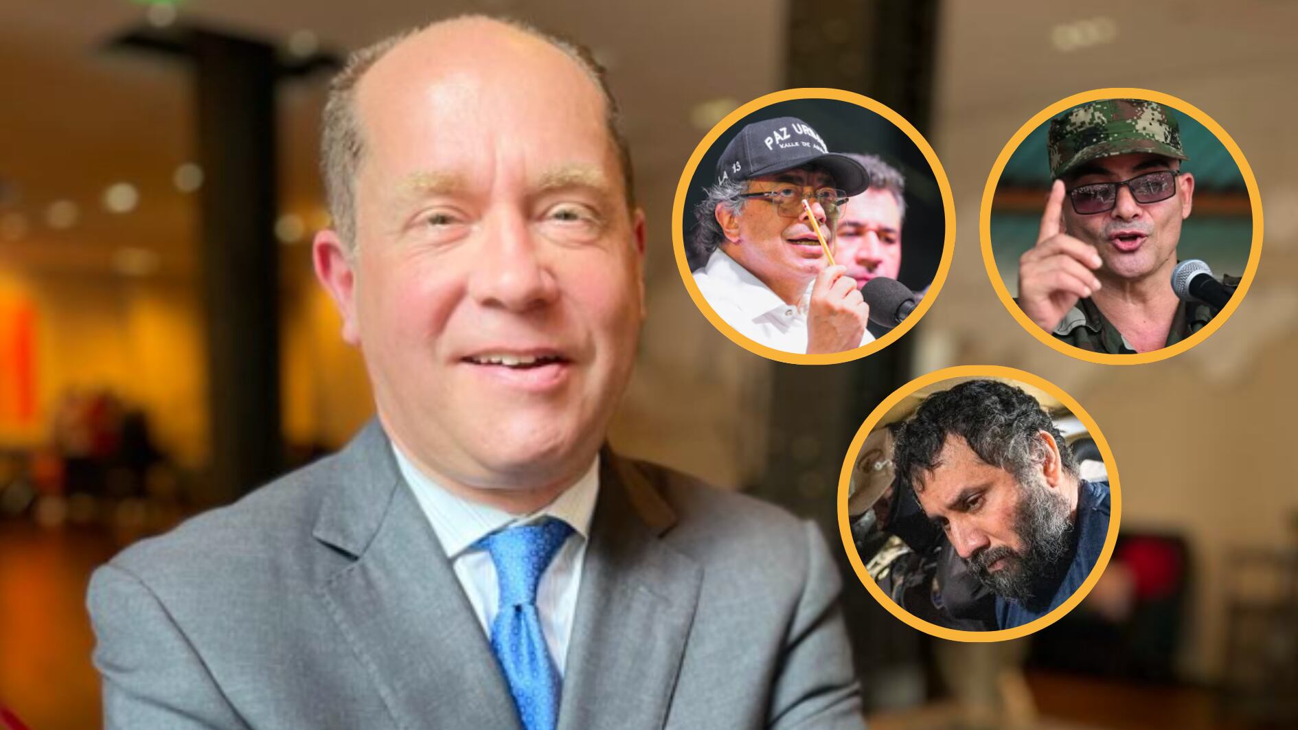 Alexei Schacht, el abogado que defenderá a alias Fito en Estados Unidos fue el mismo que denunció en 2024 un presunto plan para atentar contra la vida del presidente Gustavo Petro por parte de alias Iván Mordisco - crédito schachtlaw.net | Juan Cano/Presidencia | Joaquín Sarmiento/AFP | Fuerzas Militares del Ecuador