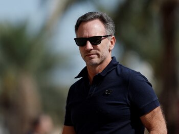 Christian Horner en los test