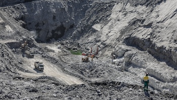 La extracción de minerales raros,