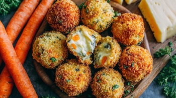 Las bolitas de zanahoria y