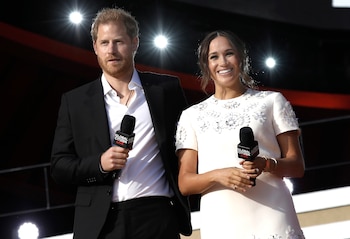 Los duques de Sussex, Harry y Meghan Markle, en una imagen de archivo. EFE/EPA/Peter Foley