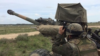 Cuatro soldados heridos en Zaragoza tras un accidente con un vehículo en el Campo de Maniobras de San Gregorio