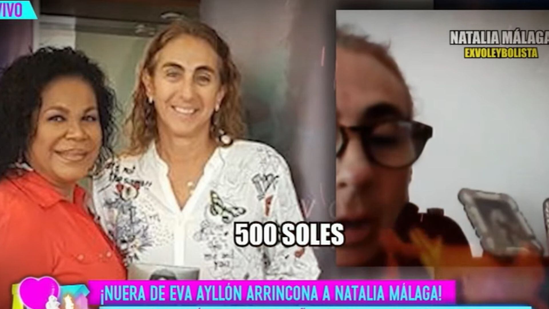 Natalia Málaga sorprende al revelar que gana 500 soles como mánager de Eva Ayllón en audiencia del Ministerio Público. Captura de TV - Amor y Fuego