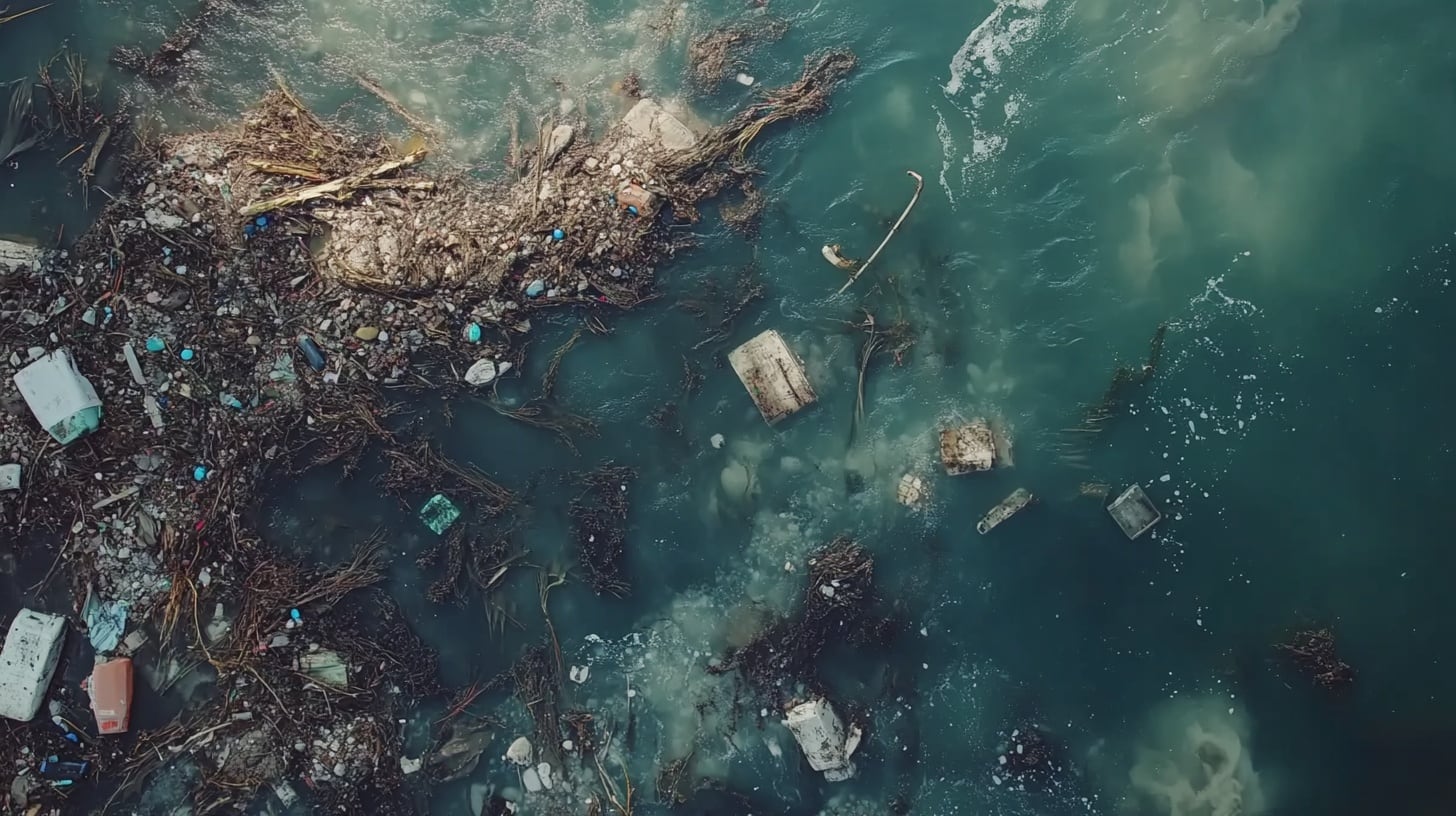 Los investigadores advirtieron que los residuos plásticos en el océano seguirían creciendo hasta 2050, aun con un tratado internacional fuerte. (Imagen Ilustrativa Infobae)