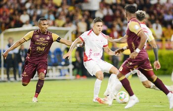 La Mechita recibe al vino tinto y oro con el objetivo de sumar los tres puntos y volver al liderato del cuadrangular A de la Liga Betplay- crédito Jorge Cúellar / Colprensa