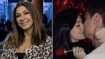 Catherine Fulop, Oriana Sabatini y Paulo Dybala