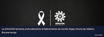 Condolencias de la Dimayor por