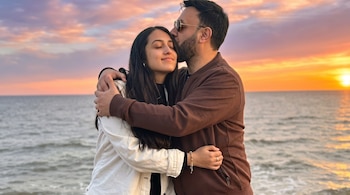 Lucas Sugo y su hija Florencia