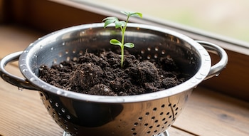 Los coladores reutilizados ofrecen un