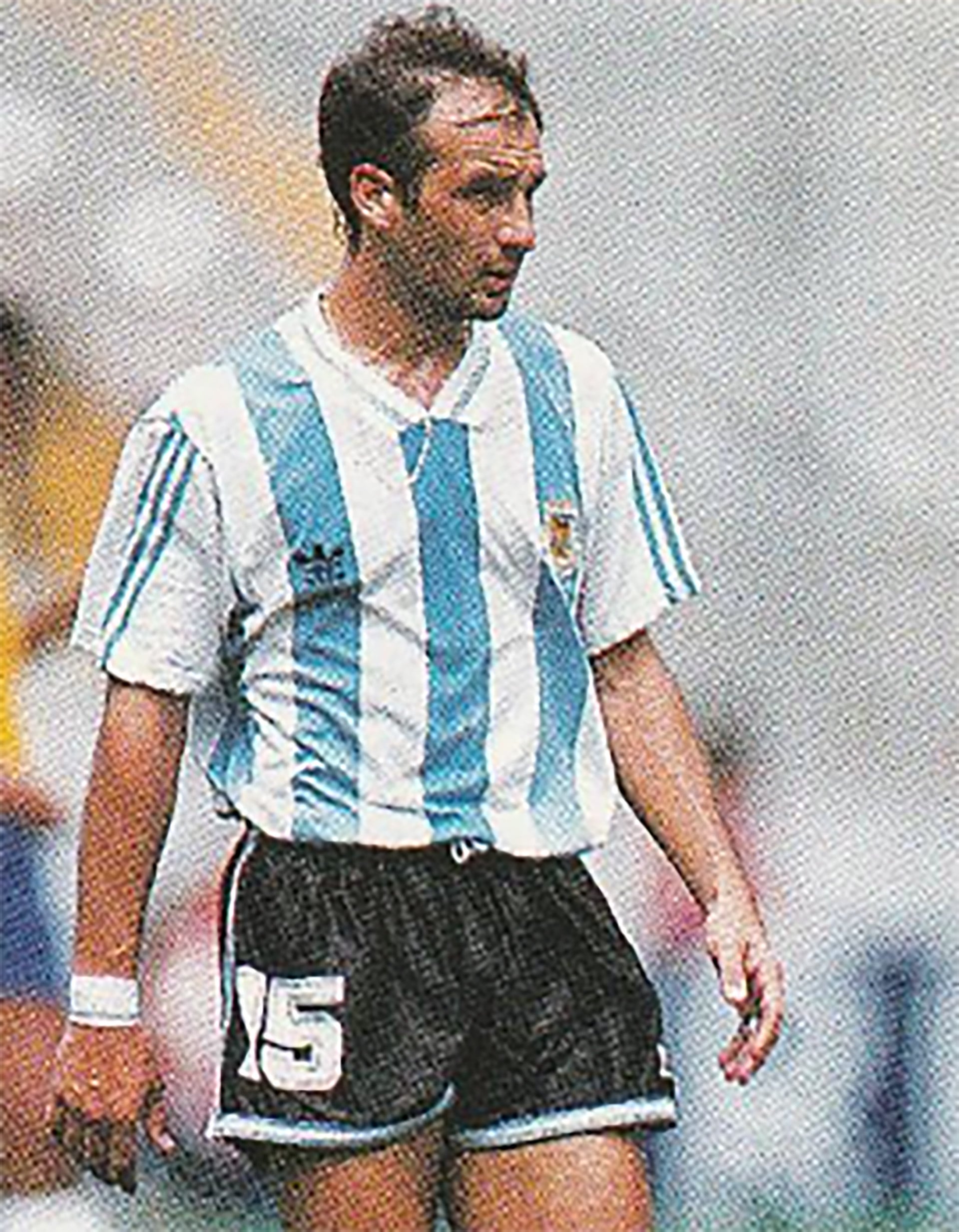 Con la Selección fue parte del plantel del Mundial 94 y vivió de cerca lo ocurrido con Maradona