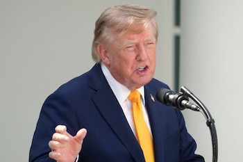 El presidente de Estados Unidos, Donald Trump. (AP Foto/Alex Brandon)