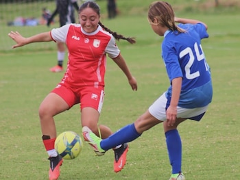 Antonella también participa en competencias de formación deportiva en Millonarios, su equipo - crédito @anto_petro_alcocer/Instagram