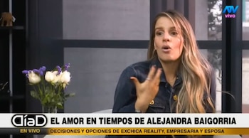 Alejandra Baigorria responde a las críticas y niega que controle a Said Palao: “No me enamoraría de un muñeco”. Captura: Día D.
