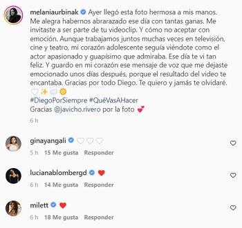 Melania Urbina y su mensaje