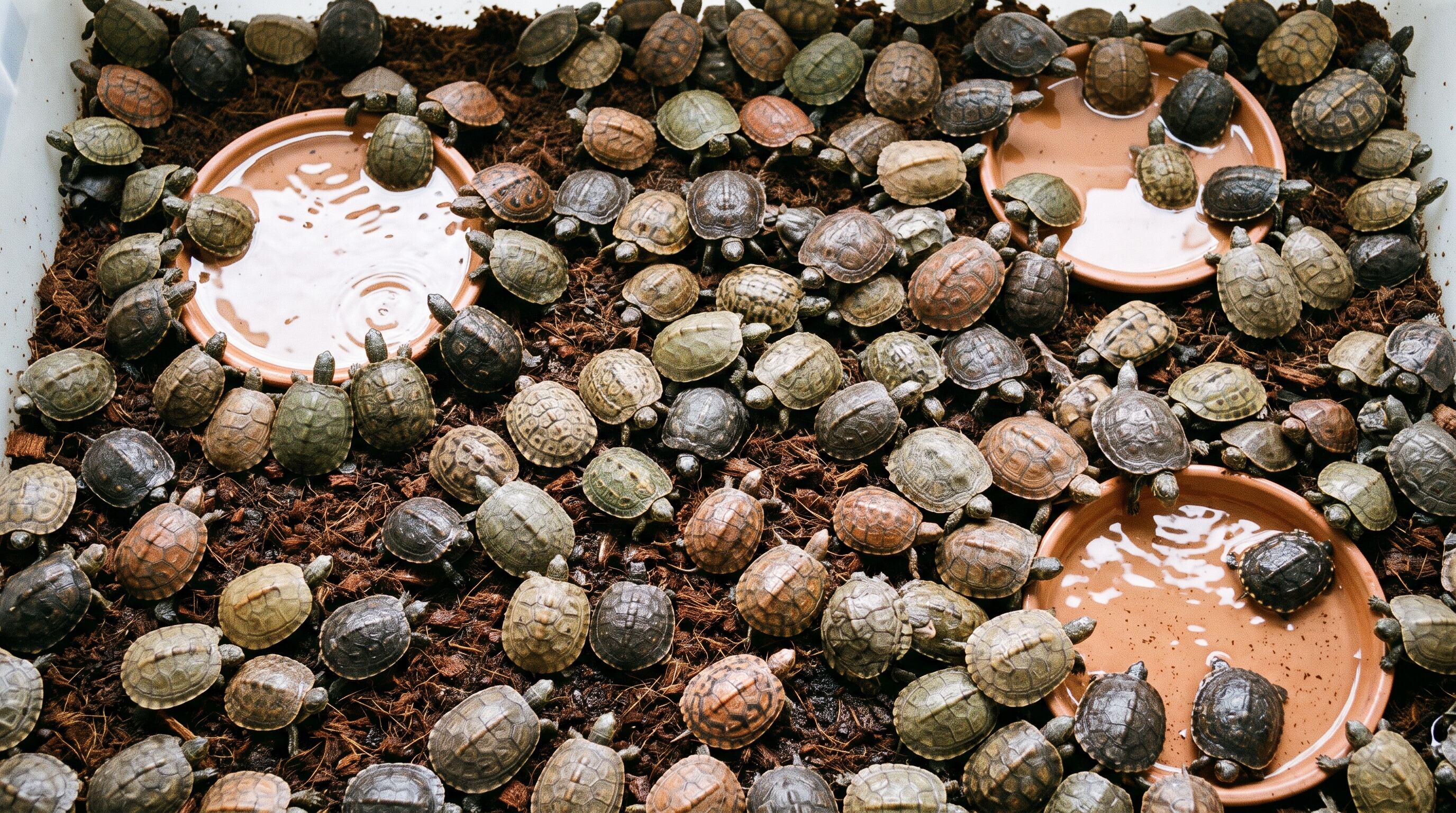 Más de 400 tortugas ingresaron a las instalaciones de conservación en solo seis meses, sobrepasando la capacidad de alojamiento y cuarentena disponible (Imagen Ilustrativa Infobae)