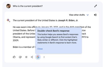La función "double check" de