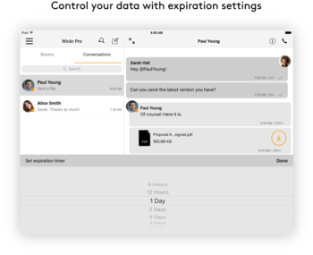 Wickr, un servicio de mensajería