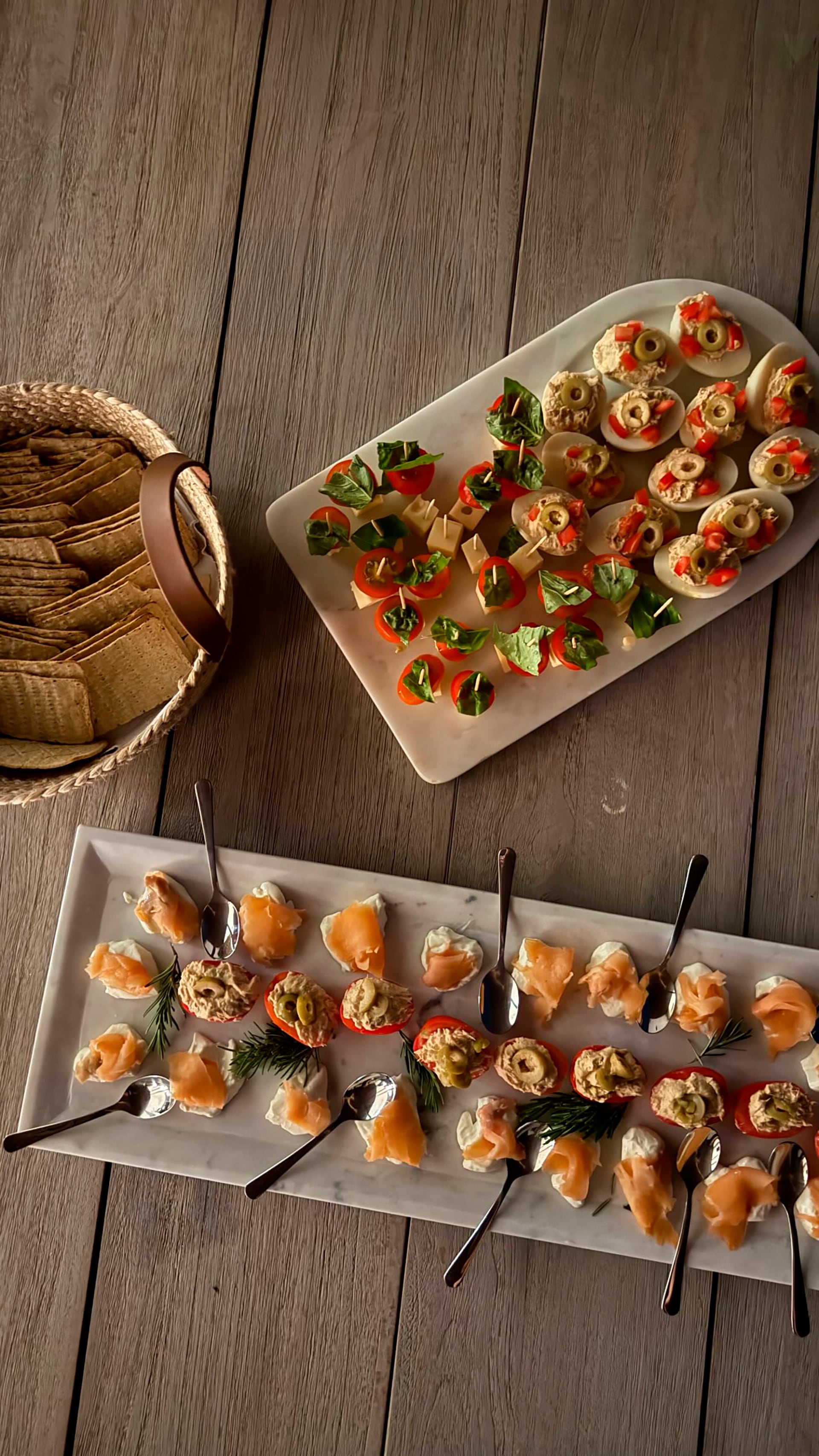 Wanda hizo su aporte a la mesa navideña