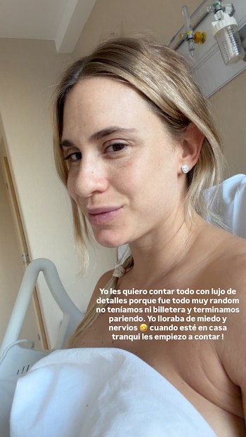 Juli Puente reconoció que sintió "miedo y nervios" frente a la inminencia del parto