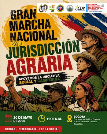 La Secretaría de Gobierno mantiene medidas preventivas y monitoreo estricto para asegurar la gestión de cualquier eventualidad durante la protesta - crédito @cutcolombia/X