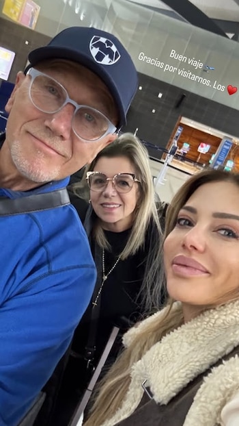 La modelo se despidió de