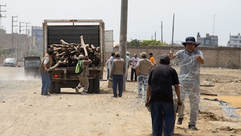 Autoridades identificaron a una persona extranjera vigilando el terreno, cuya presencia fue investigada para esclarecer su posible responsabilidad - Créditos: Mincul.