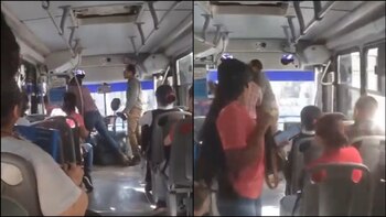 Usuarios captaron el momento en