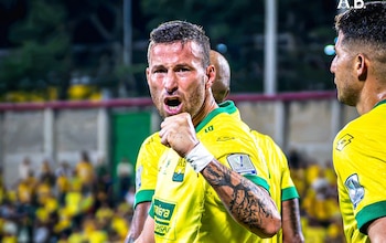 El triunfo ubicó al equipo dirigido por Pablo Peirano en la cuarta casilla del torneo con 28 puntos-crédito @ABucaramanga/X