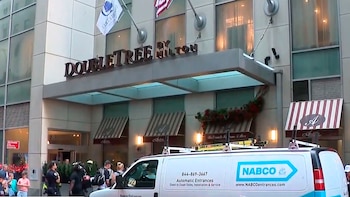 Incidente con gas pimienta en hotel de Nueva York capturas