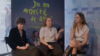 Marta Matute, Júlia Mascort y Laura Weissmahr en su entrevista para Infobae