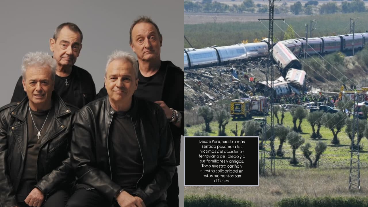 Hombres G expresó sus condolencias desde Lima por las víctimas del accidente ferroviario en Toledo