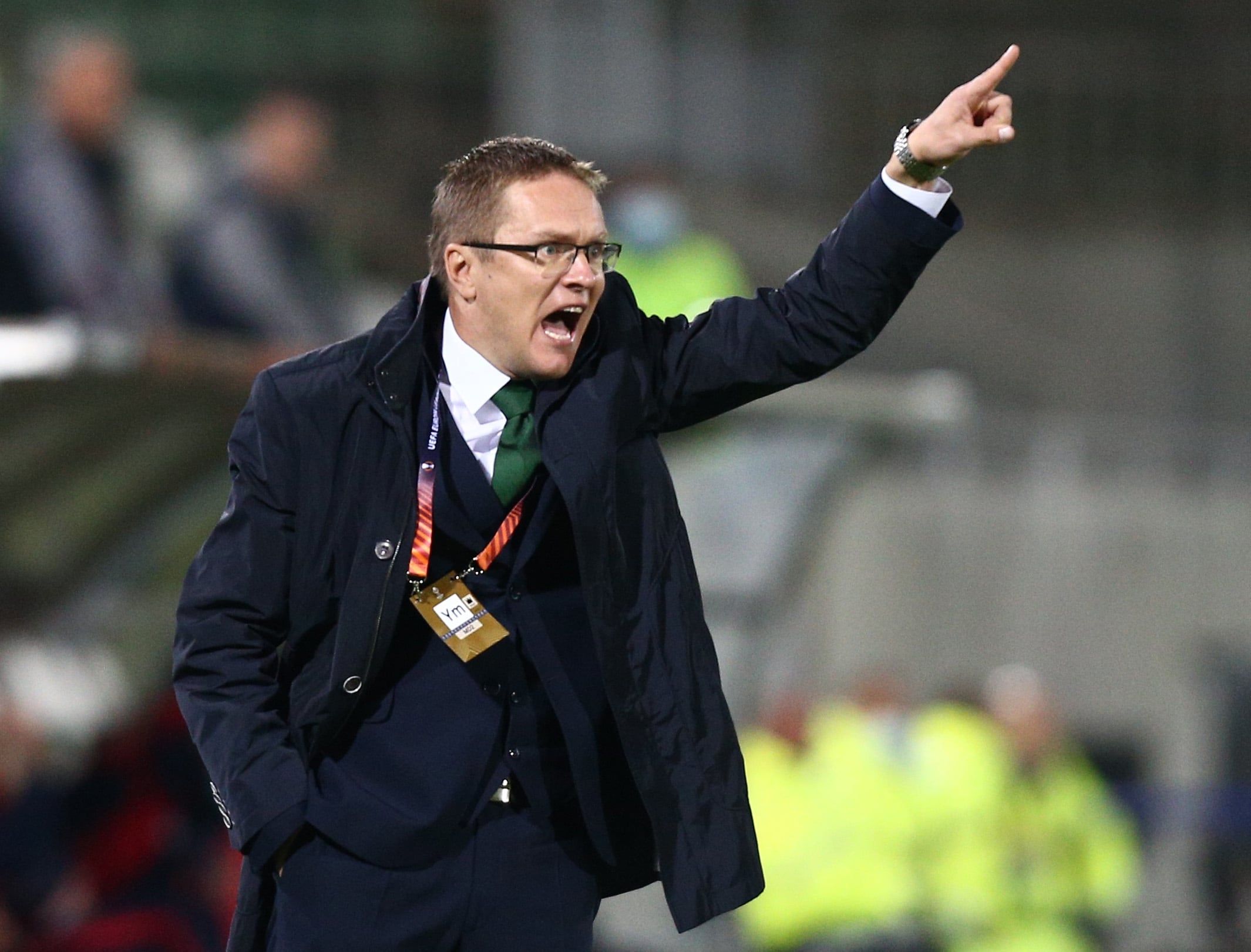 Valdas Dambrauskas en su paso por el Ludogorets de Bulgaria, donde conquistó el torneo local y jugó competencias internacionales (REUTERS/Stoyan Nenov)