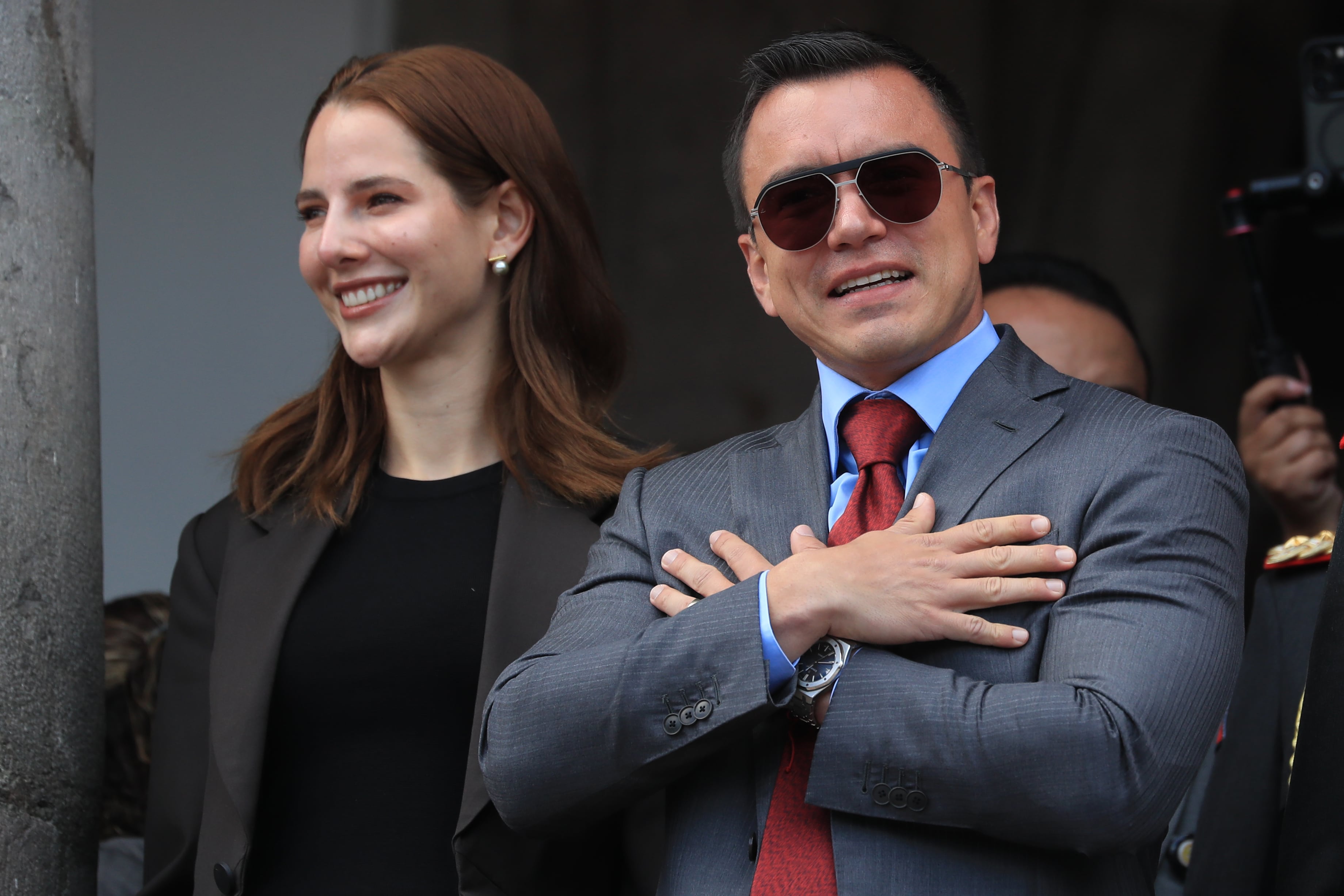 El presidente de Ecuador, Daniel Noboa, podría sufrir ataques terroristas, de acuerdo con autoridades de Ecuador. EFE/ Jose Jacome