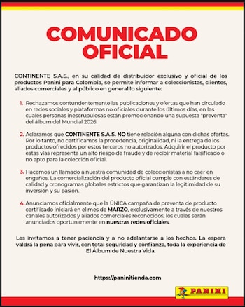 La empresa encargada de distribuir