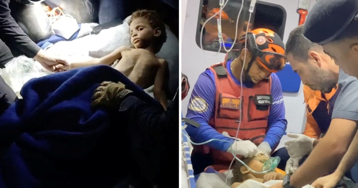 This was the rescue of a three-year-old who spent six days under the rubble of the earthquake in La Guaira