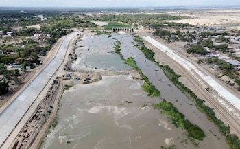 Fotografía sin fechar difundida por la Autoridad para la Reconstrucción con Cambios de una zona en el norte de Lima, Perú. EFE/ Autoridad Para La Reconstrucción