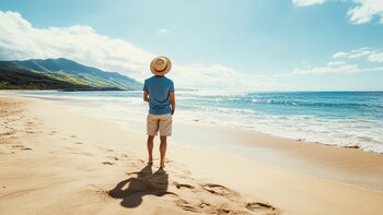 Complementar con sombreros, gafas UV