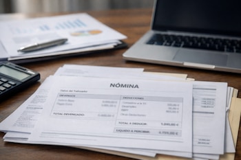 Varias nóminas y otros documentos