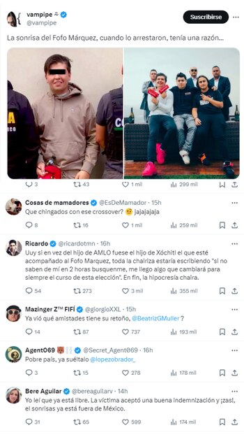 Las fotografías se viralizaron en X, donde abrieron un extenso debate