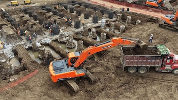 Planta potabilizadora avance de obra Cuautitlán Izcalli Edomex agua Claudia Sheinbaum Delfina Gómez