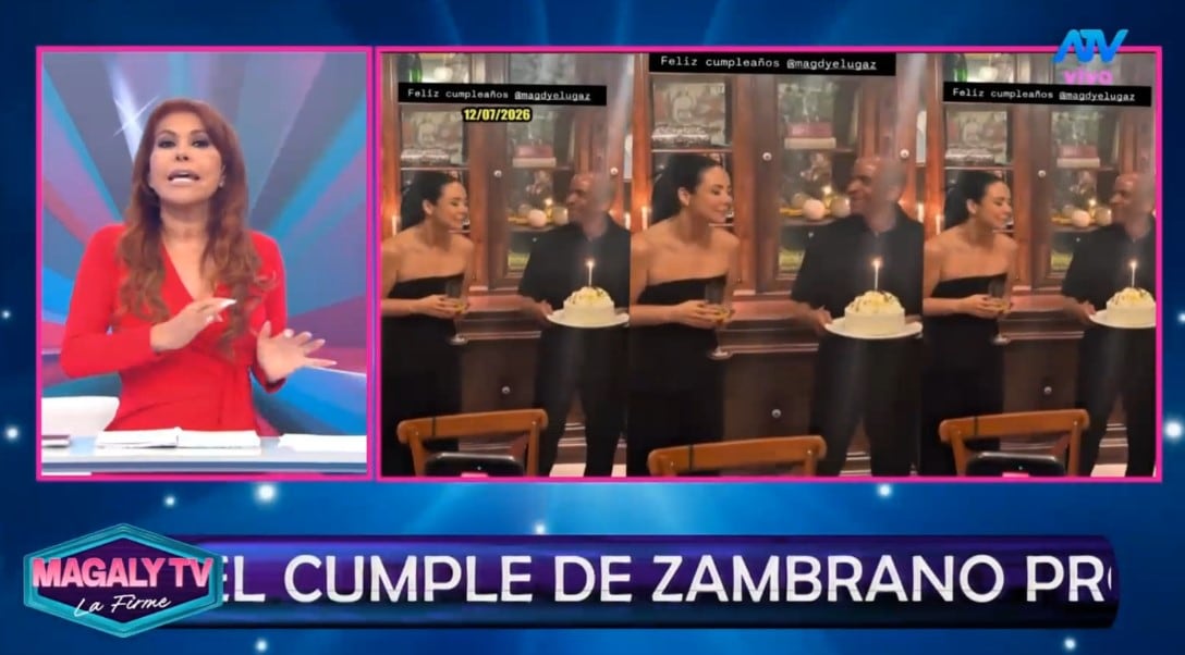 Magaly Medina sobre Sergio George y Magdiel Ugaz: “Las vueltas que da la vida”. Captura: Magaly TV La Firme.
