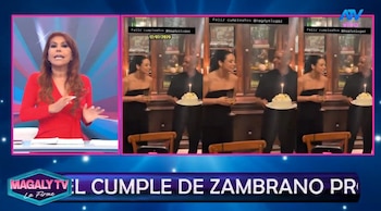 Magaly Medina sobre Sergio George y Magdiel Ugaz: “Las vueltas que da la vida”. Captura: Magaly TV La Firme.
