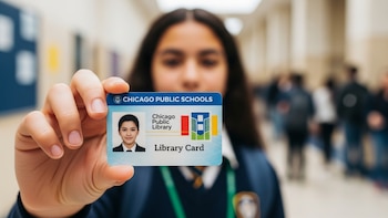 La ciudad de Chicago transforma identificaciones escolares en acceso permanente a la biblioteca pública