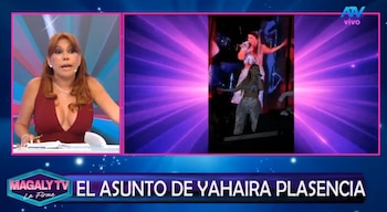 Magaly revela encuentro con Yahaira Plasencia tras demanda y cuenta qué hablaron: “Conversar civilizadamente”. Captura: Magaly TV La Firme.