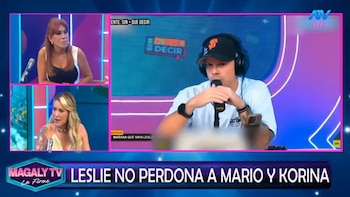 “Me mandó rosas y violines”: Leslie Shaw expone intento de Mario Hart por recuperarla. Captura: Magaly TV La Firme.