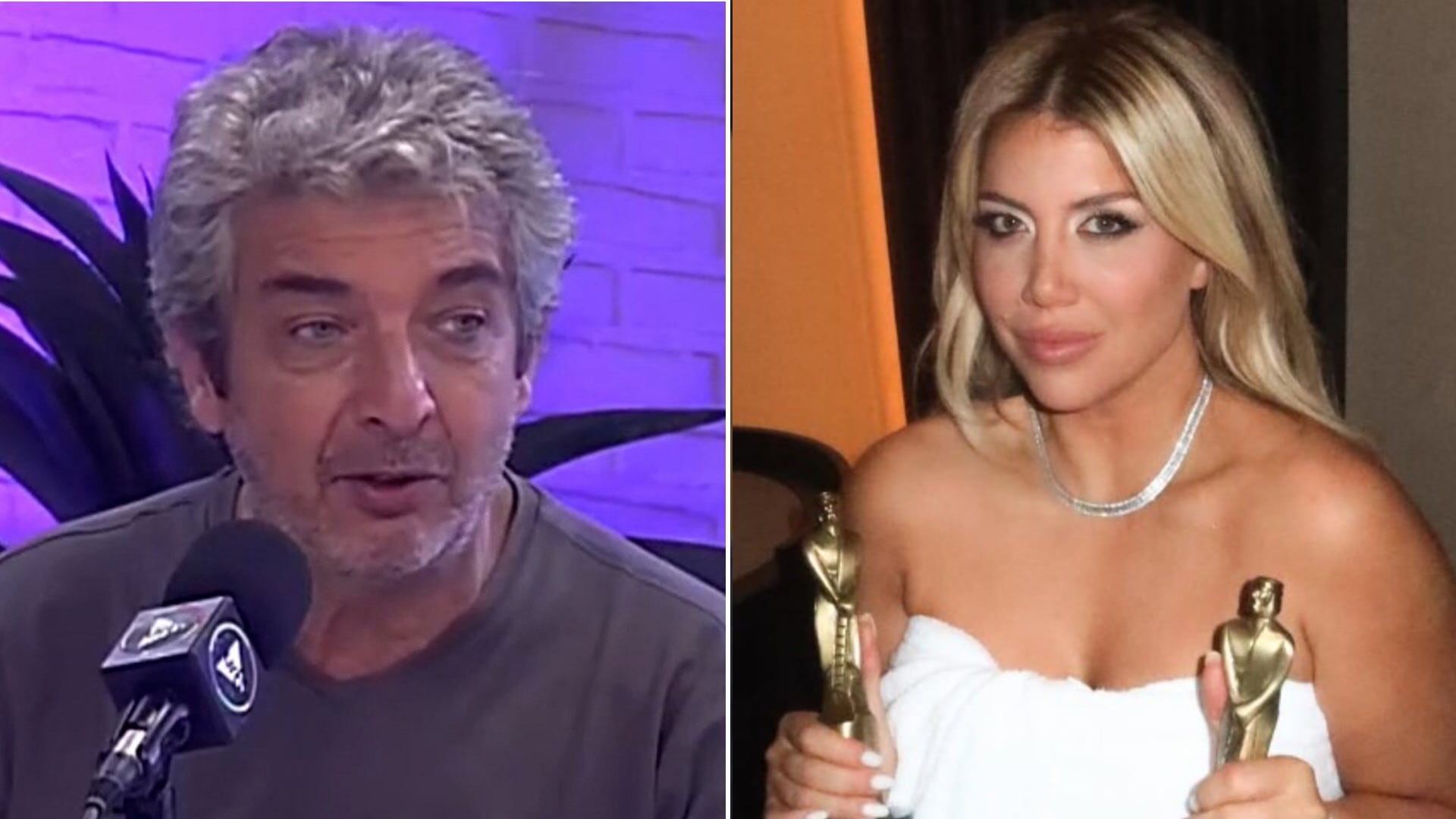 Ricardo Darín respaldó a Wanda Nara: