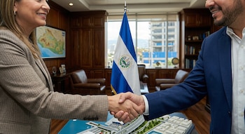 El proyecto de ley que impulsa la creación de la Dirección Nacional de Alianzas Público Privadas (DAPP) contempla declarar de interés público ciertas iniciativas privadas, paso clave para que el Estado avale y priorice proyectos que puedan generar beneficios directos para la sociedad salvadoreña. (Imagen creada con IA)