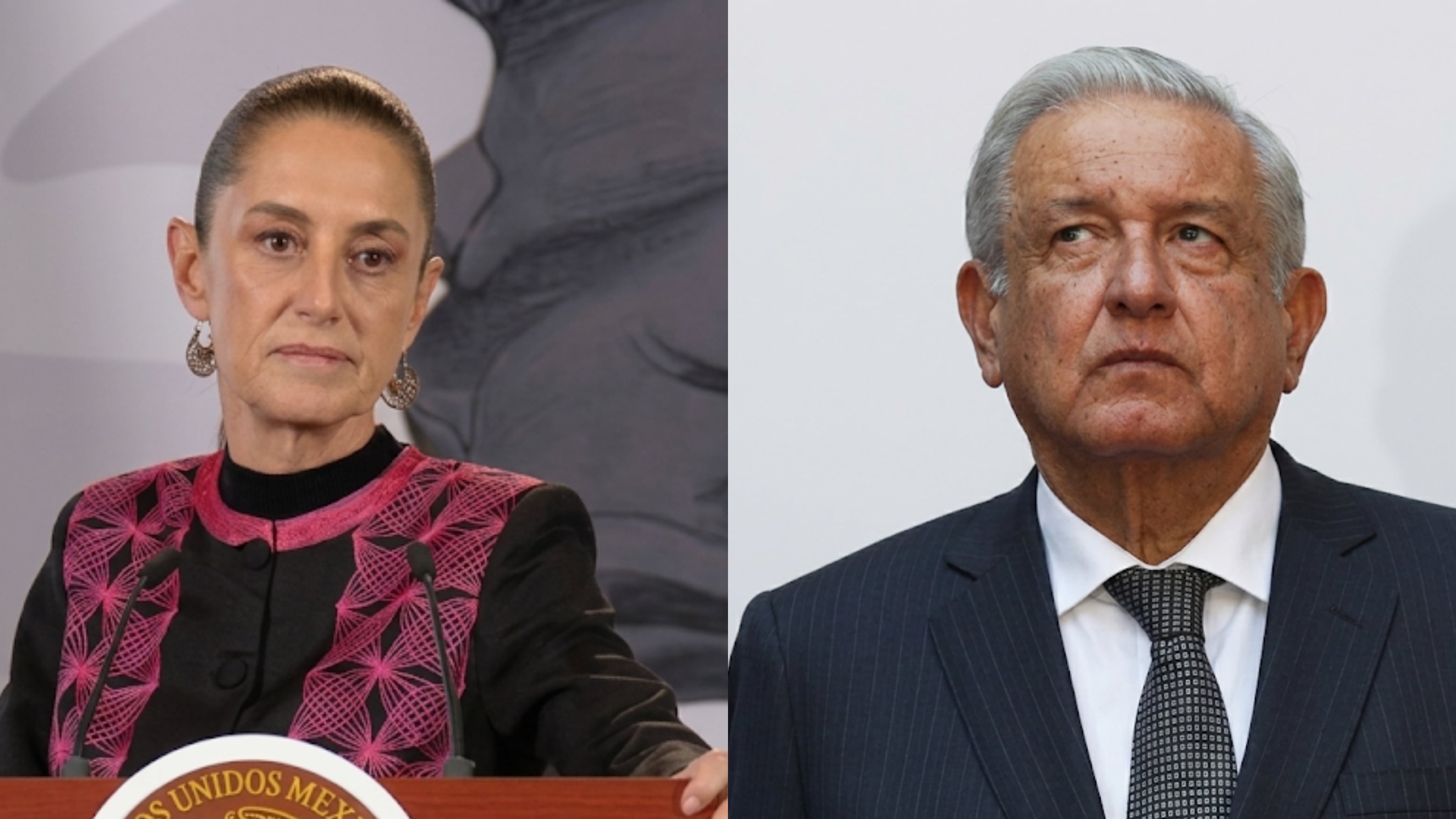 En la conferencia matutina de este miércoles, la mandataria desestima versiones sobre bandos internos y sostiene que el exmandatario se mantiene respetuoso y fuera de la toma de decisiones en su administración